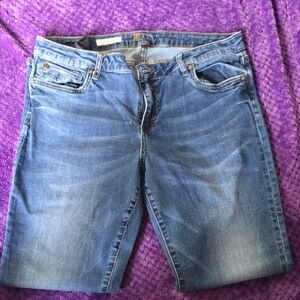 Kut from the Kloth Mid-Wash Cropped Jeans